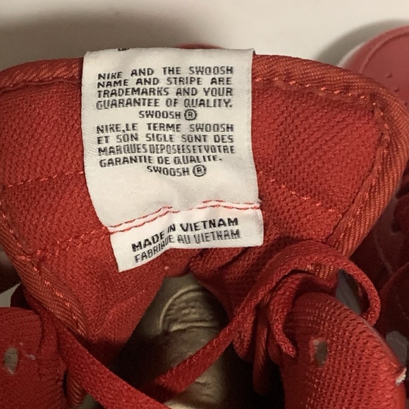 [Size M6] Nike Air Force 1 High SP x Supreme Red 2014 - Picture 6 of 13